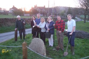 Croxden_Councillors_and_Residents_tree planting